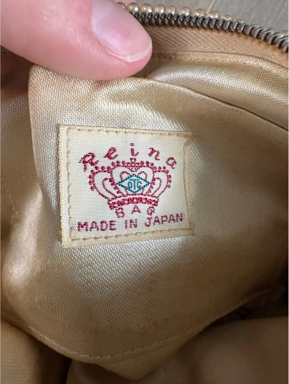 Vintage Reina Beaded Clutch Made in Japan